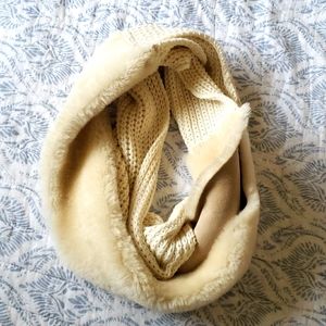 Ugg shearling infinity scarf